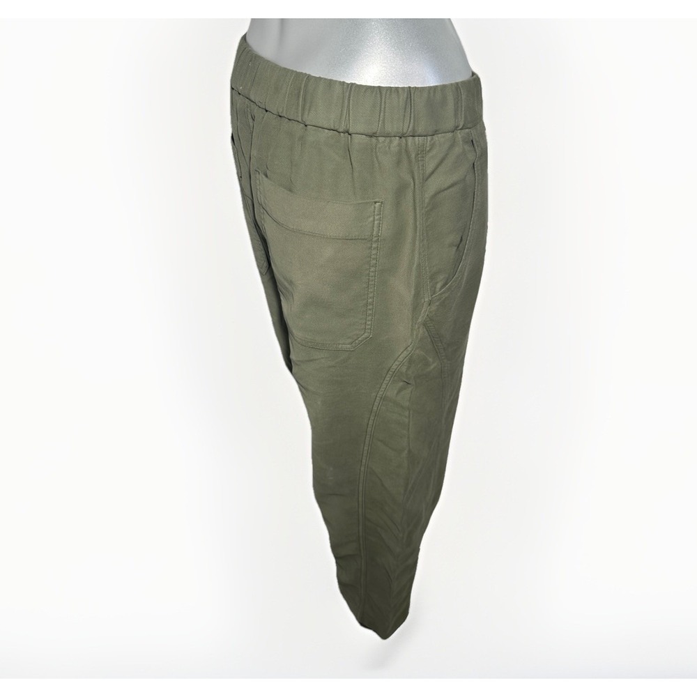 NWT Marine Layer Jessie Barrel Leg Pants Green Olive M  Drawstring Casual $128 - Picture 9 of 13